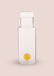 Hermia Botella de Vidrio Transparente de 1000 ml